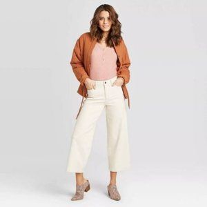 Universal Thread Women's Crop Wide Leg High Rise